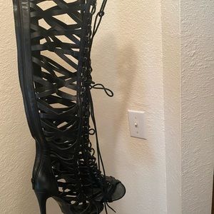 Lace up Sandal Heels